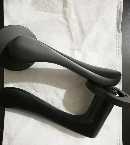 年底冲量58静音酷黑太空铝室内门锁只要33元！(图)