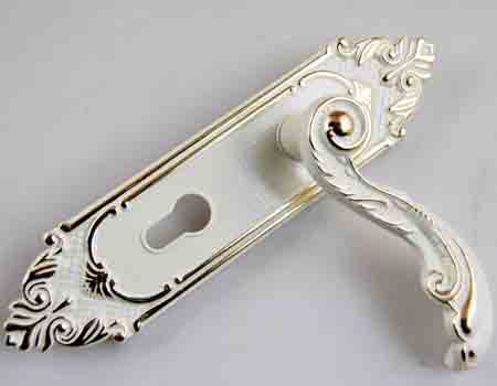 C05H02象牙白高档室内门静音锁|锁具批发85元(图)