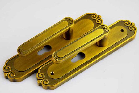 X037黄古铜室内门静音锁|卧室房间门锁|锁具批发55元(图)