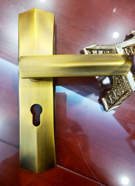 2018新款高档黄古铜室内门锁|室内门静音锁|锁具批发价49元(图)