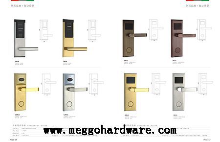 2019宾馆门锁图册页16-17|门锁厂家|酒店门锁