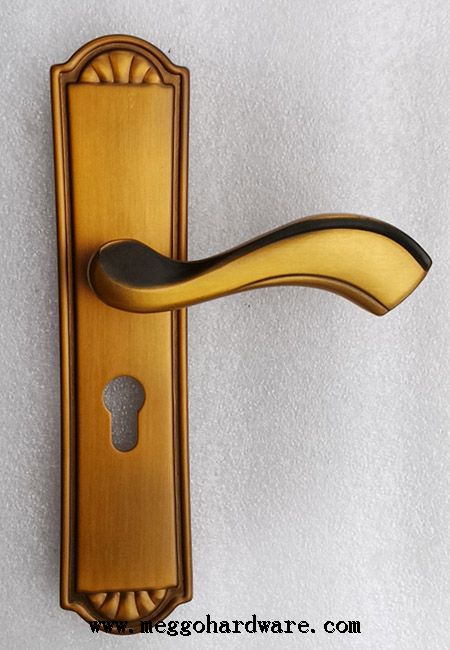 开春新品门锁|黄古铜房间门锁21元|门锁厂家|锁具批发(图)