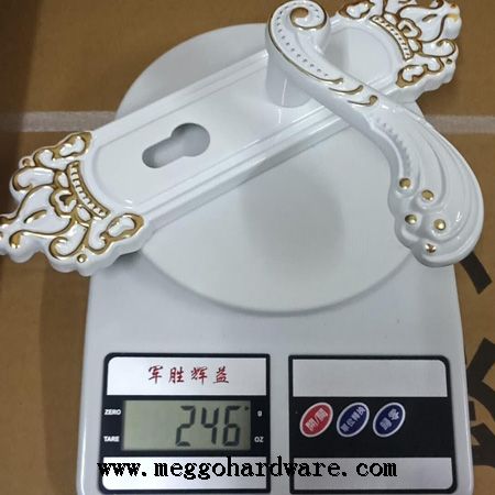 白色经典欧式静音室内门锁L33|门锁厂家|锁具批发18.5元(图)