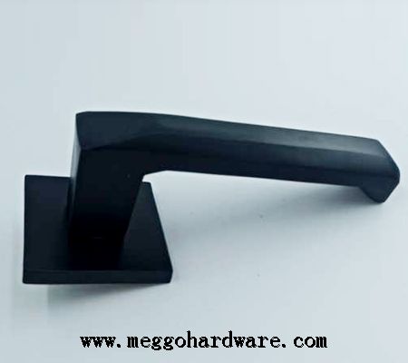 黑色方形直把分体室内门锁|门锁厂家|锁具批发参考价32元(图)