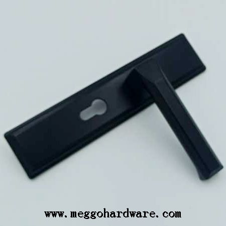 今日新品|经典现代款黑色静音室内门锁|锁具厂家批发18元(图)