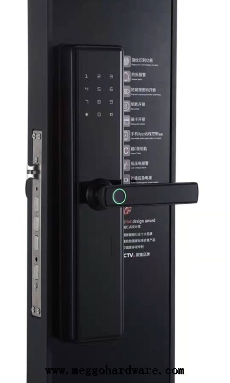 新款上市|新款把手指纹头指纹密码锁劲爆来袭|锁具批发3XX(图)