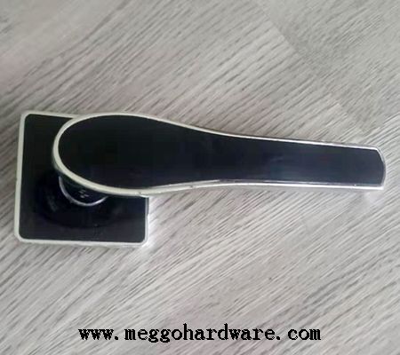 今日新品|58静音黑色亮边雅致房门锁|锁具厂家批发3X元(图)