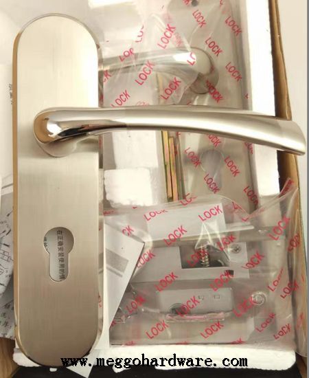 存货清仓|纯锌合金高档亮镍色室内门锁清仓价35元(图)