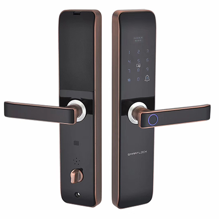 【一握开指纹密码锁】新款新造型智能锁|区域代理价299元(图)