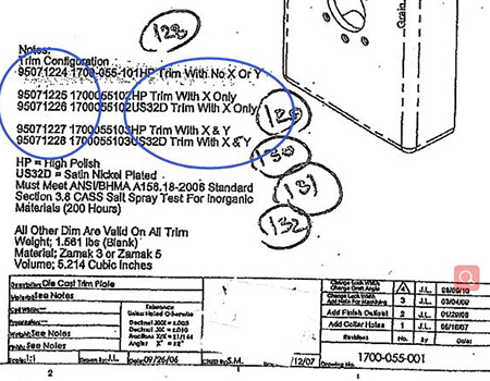 【门锁厂家】遇难题--读不懂的挪威门锁图纸(图)!
