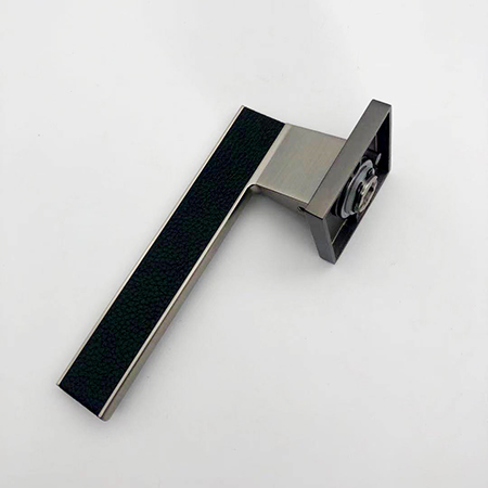 【门锁生产厂家】|皮质手柄高端分体静音门锁|锁具批发价(图)