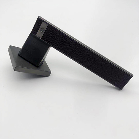 【门锁生产厂家】|皮质手柄高端分体静音门锁|锁具批发价(图)