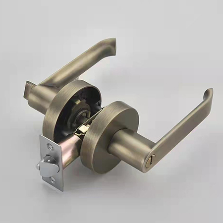 【门锁厂家】高档锌合金单舌房间门锁|三杆锁|名门锁(图)