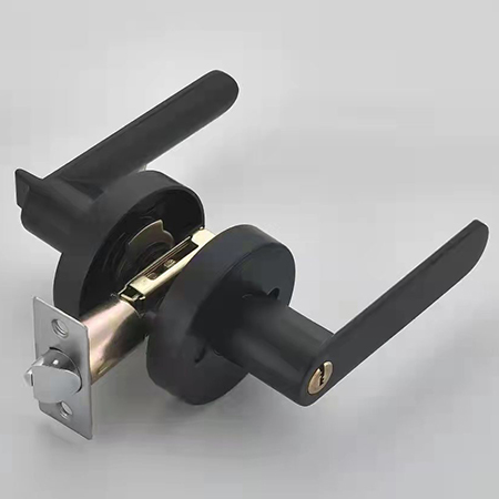 【门锁厂家】高档锌合金单舌房间门锁|三杆锁|名门锁(图)