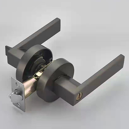 【门锁厂家】高档锌合金单舌房间门锁|三杆锁|名门锁(图)