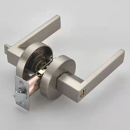 【门锁厂家】高档锌合金单舌房间门锁|三杆锁|名门锁(图)