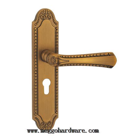 Z50256黄古铜静音锁|室内门锁|门锁厂家|锁具批发