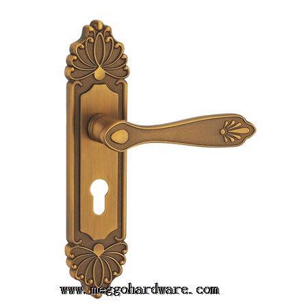 Z50155黄古铜静音室内门锁|锁具批发|门锁厂家