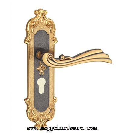 Z20549枪黑金精品室内门锁|门锁厂家|锁具批发