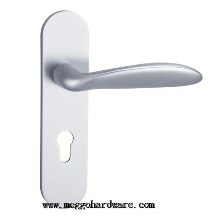 太空铝AOM6220OD|高品质简约室内门执手锁|锁具生产厂家