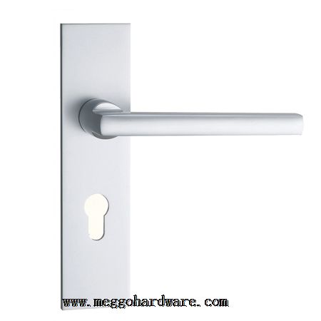 太空铝AOM5412OD|高品质简约室内门执手锁|锁具生产厂家