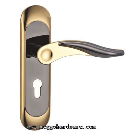 0402黑金色室内门执手锁|门锁厂家|锁具批发|门锁批发
