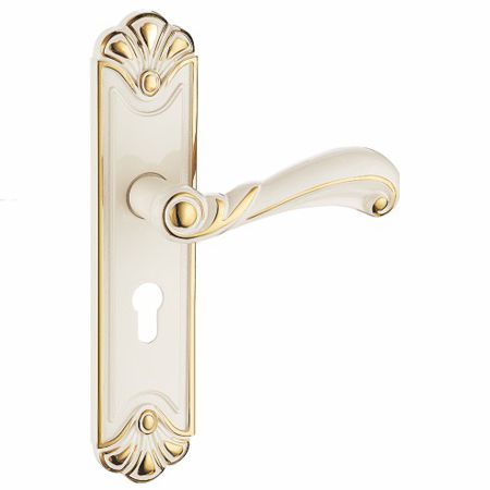 Z50760象牙白静音室内门锁|门锁厂家|锁具批发|门锁批发