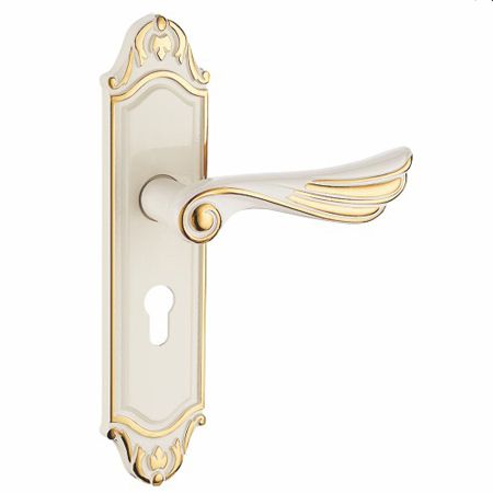 Z50962象牙白静音室内门锁|门锁厂家|锁具批发|门锁批发