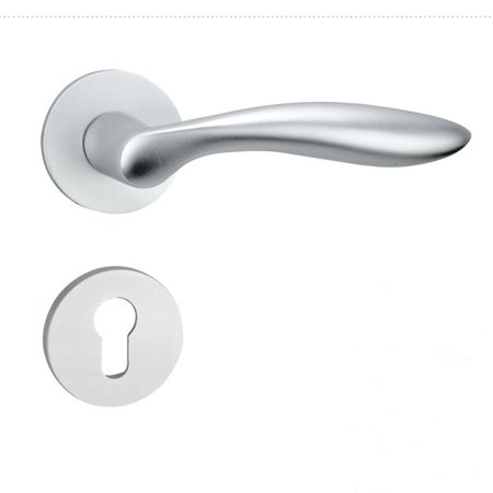 太空铝分体Y08-14WS|高品质简约室内门执手锁|锁具生产厂家