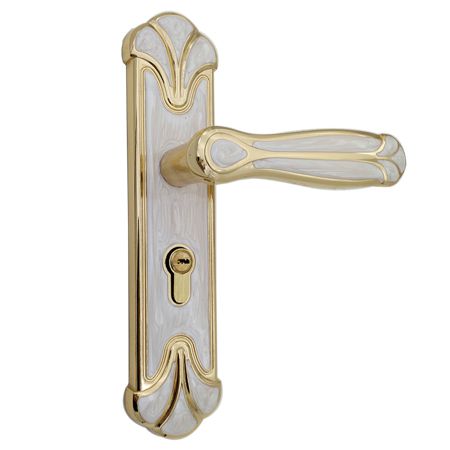 168琥珀白加厚室内门锁|门锁厂家|锁具批发|锁具厂家|门锁批发