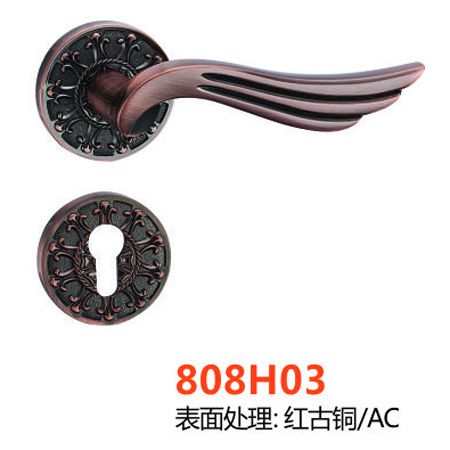 72808H03红古铜|高档室内门执手锁|指纹密码锁厂家|房间门锁