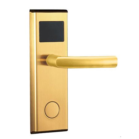 RF11JJ不锈钢色圆把手酒店刷卡锁|门锁厂家|锁具批发