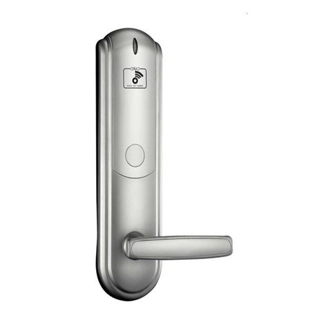 MG8808亮银色五星级酒店刷卡锁|门锁厂家|锁具批发|门锁批发