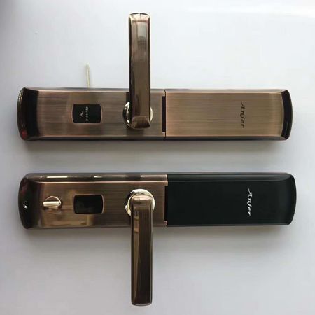 超级五合一指纹密码锁微信远程授权开启|指纹密码锁厂|门锁批发