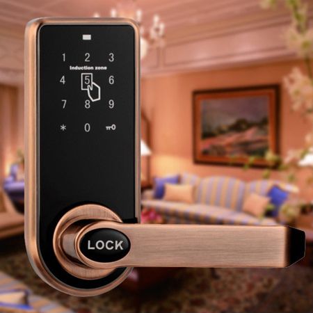 替换球形锁的办公室公寓密码感应锁|门锁厂家|锁具厂家|锁具批发