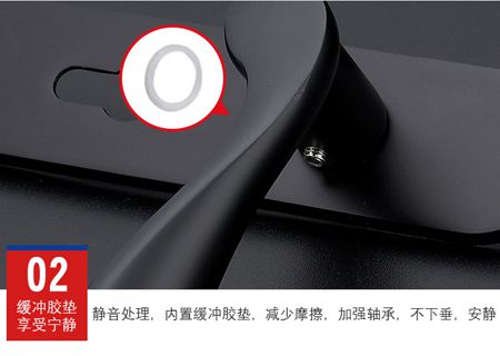 Y8886黑色连体太空铝静音室内门锁|卧室房门锁|锁具批发