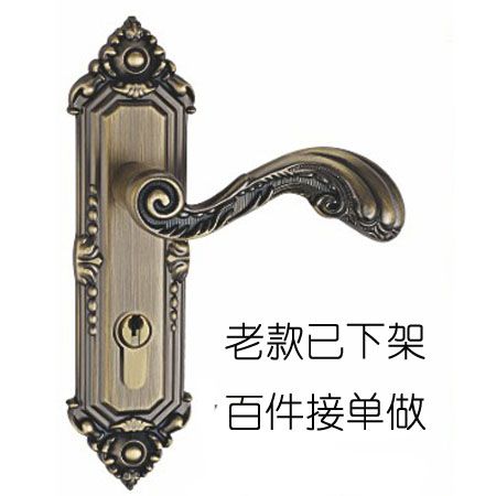 16AL15 红古铜色_中低档欧式室内门执手锁_锁具批发