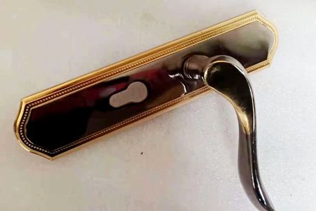 纯铝合金室内门锁HL01鈦黑金|纯铝合金房间门锁|门锁厂家