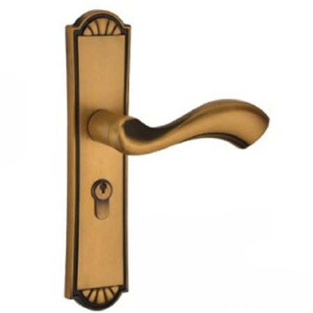 现代款室内门锁BQFA01|罗马黄古铜房间门锁|门锁厂家|锁具批发