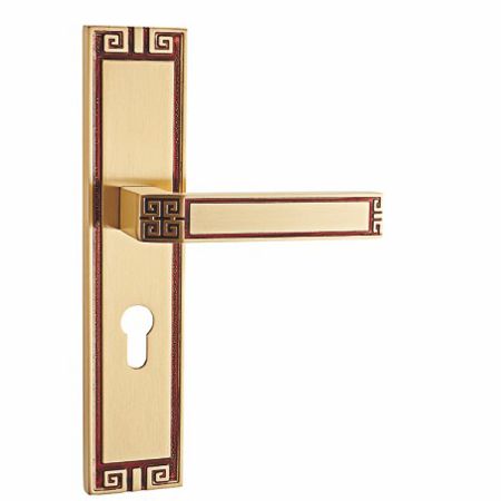 GM552G52铜本色纯铜室内门锁|纯铜房间门锁|门锁厂家|锁具批发