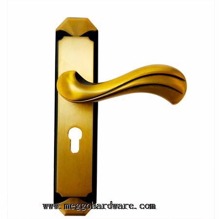 693罗马黄加厚铝合金室内门锁|门锁厂家|锁具批发|门锁批发