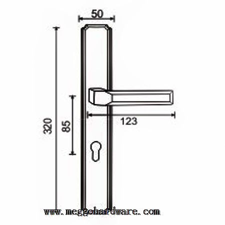 GL52711咖啡色纯铜别墅会议室门锁|锁具厂家|锁具批发|门锁批发