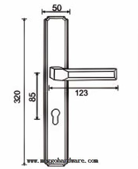 GL52711酷黑纯铜别墅会议室门锁|锁具厂家|锁具批发|门锁批发