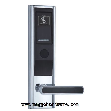 MG9909亮铬酒店刷卡锁|门锁厂家|锁具批发|门锁批发|锁具厂家