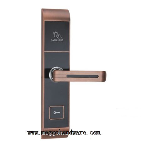 MGJ8777红古铜酒店刷卡锁|门锁厂家|锁具批发|锁具厂家|门锁批发