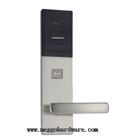 MG80839镍拉丝酒店刷卡锁|门锁厂家|门锁批发|锁具厂家|锁具批发