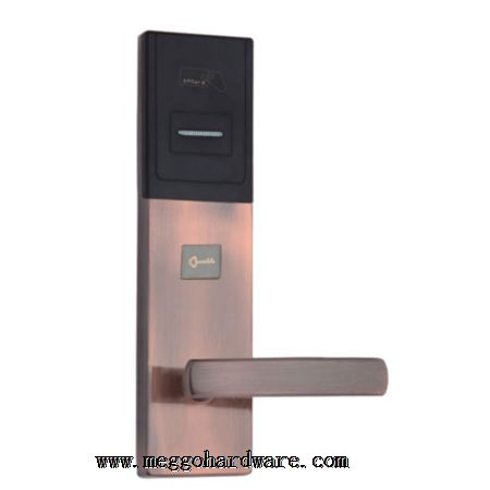 MG80839古铜酒店刷卡锁|门锁厂家|门锁批发|锁具厂家|锁具批发