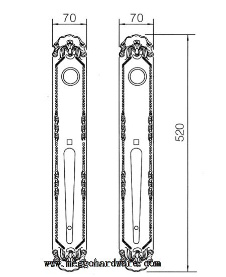 9801XL01青古铜双拉别墅门锁|会议室门锁|门锁厂家|锁具批发
