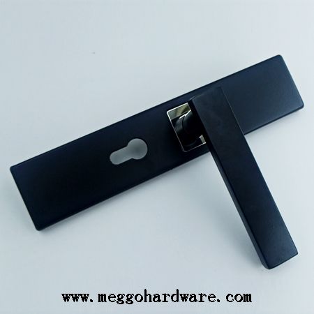 纯黑白金装饰室内门锁|门锁厂家|锁具批发