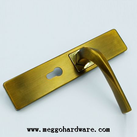 铁加铝黄古铜静音室内门锁D01|门锁厂家|锁具批发